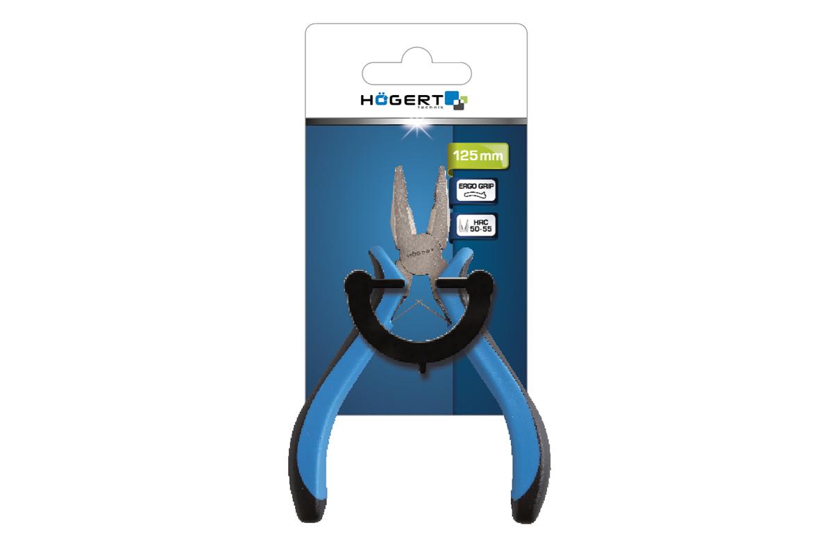 Universālās plakanknaibles precīziem darbiem 125 мм