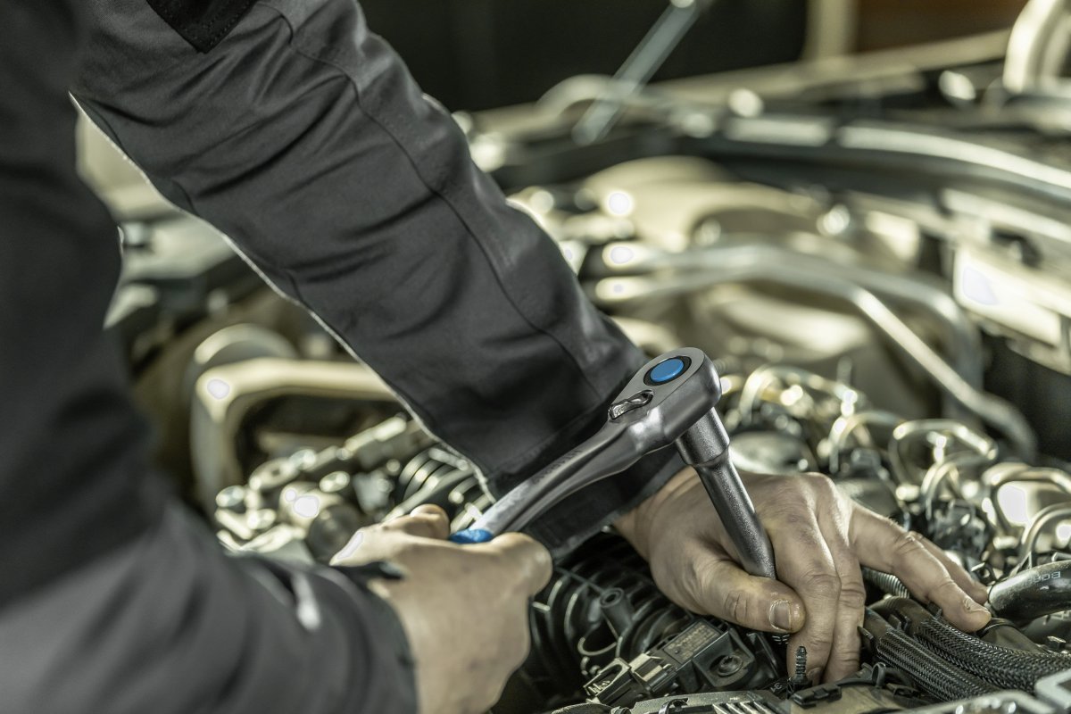 Tirkšķ atslēgas rokturis 1/2″, 72T, CrV