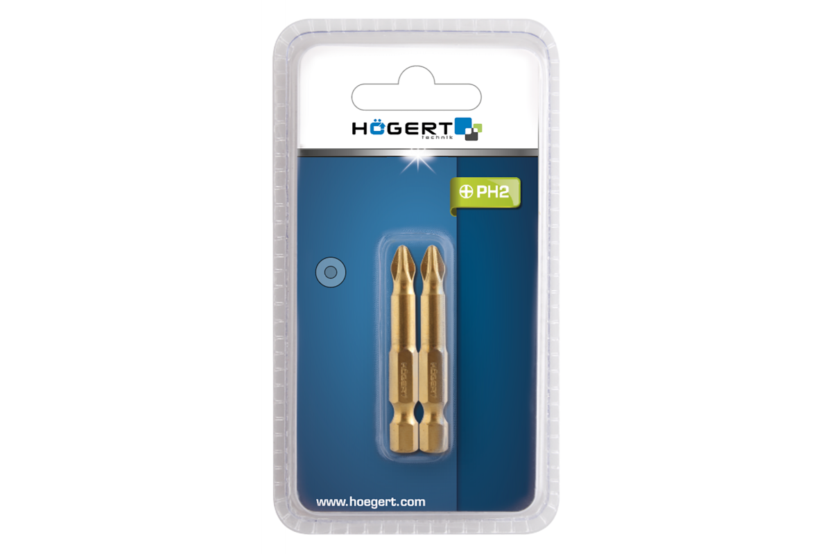 Uzgalis PH2 50 мм, tērauds S2, 2 gb.