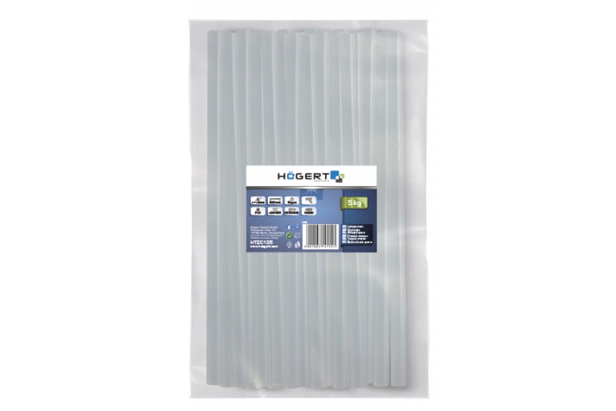 Karstās līmes stienīši pistolei 11,2 мм, 300 мм, 5 kg, caurspīdīgi