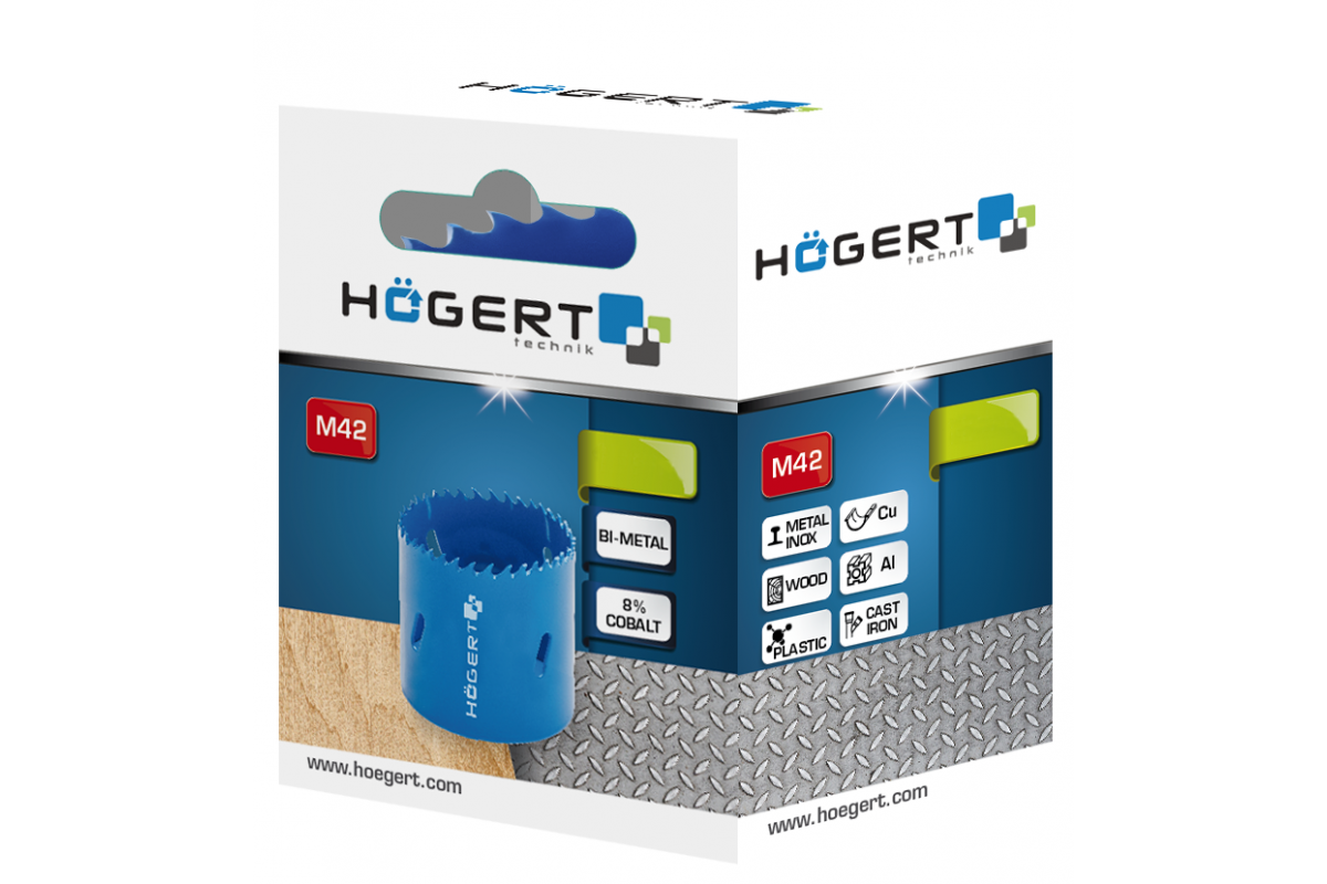 Caurumu zāģis bimetāla 19 мм, tērauds M42