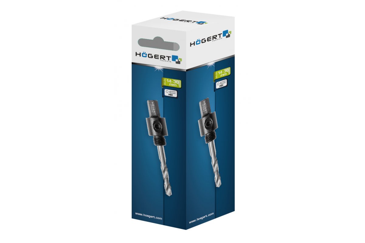 Adapteris caurumu zāģim 14-30 мм, hex 3/8″