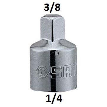 Adapteris 1/4 “(F)-3/8” (M)