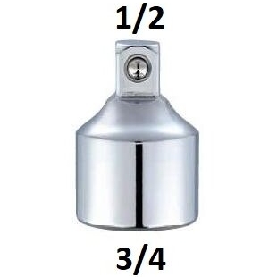 Adapteris 3/4 “(F)-1/2” (M)