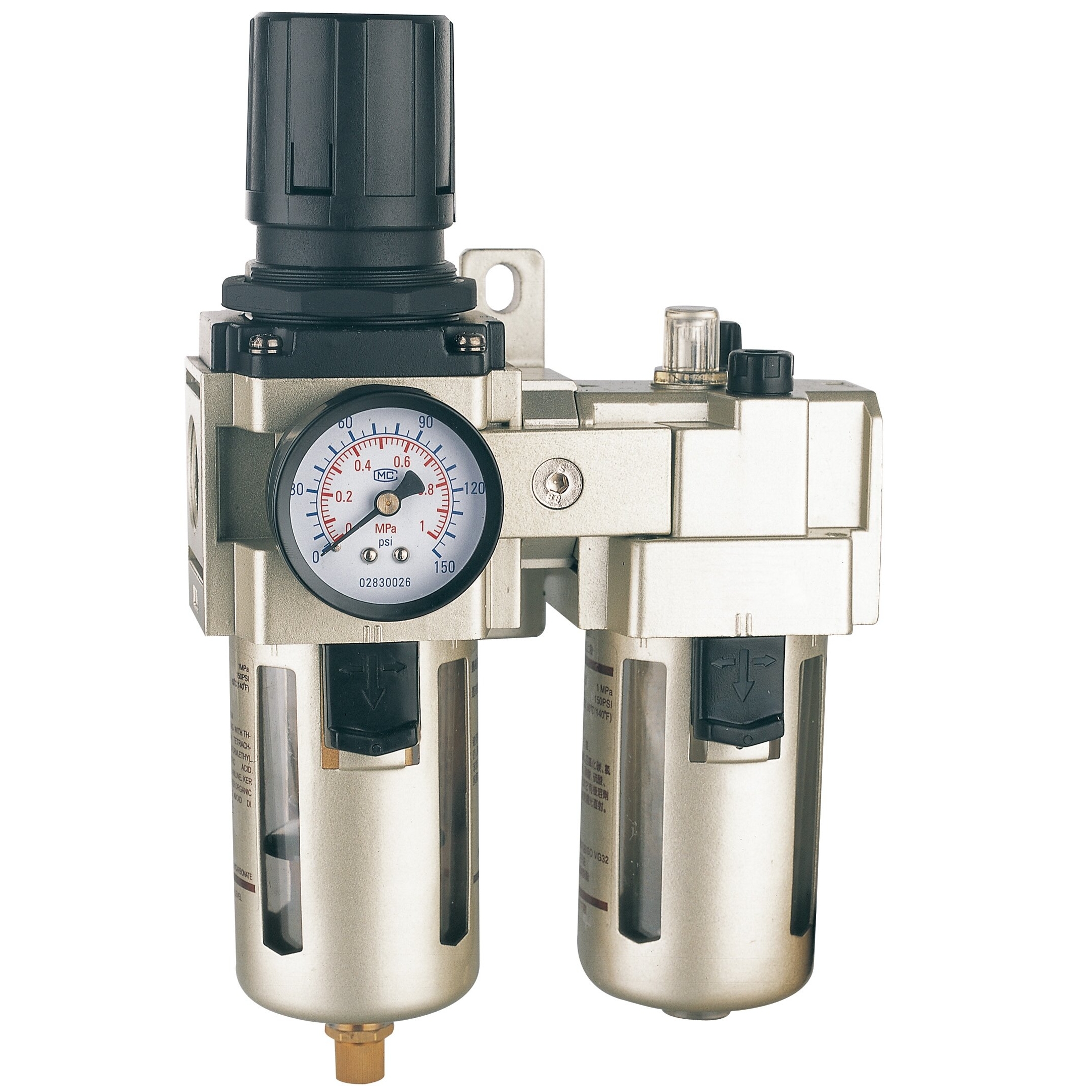 Gaisa plūsmas regulators 1/2 “ar filtru un eļļošanas