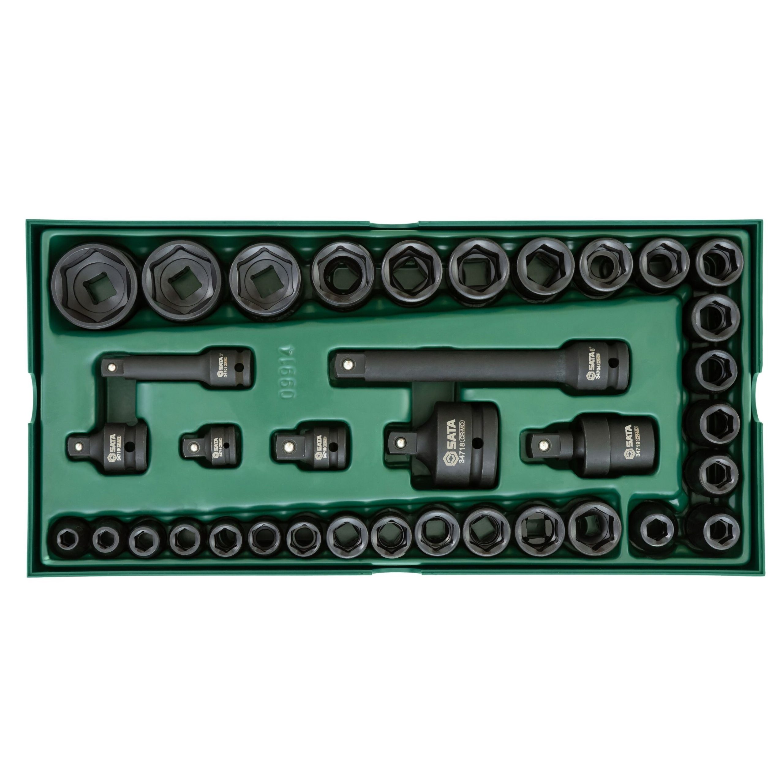 Paplāte instrumentu skapim. Triecien muciņas 3/8 “+ 1/2” 36pcs.