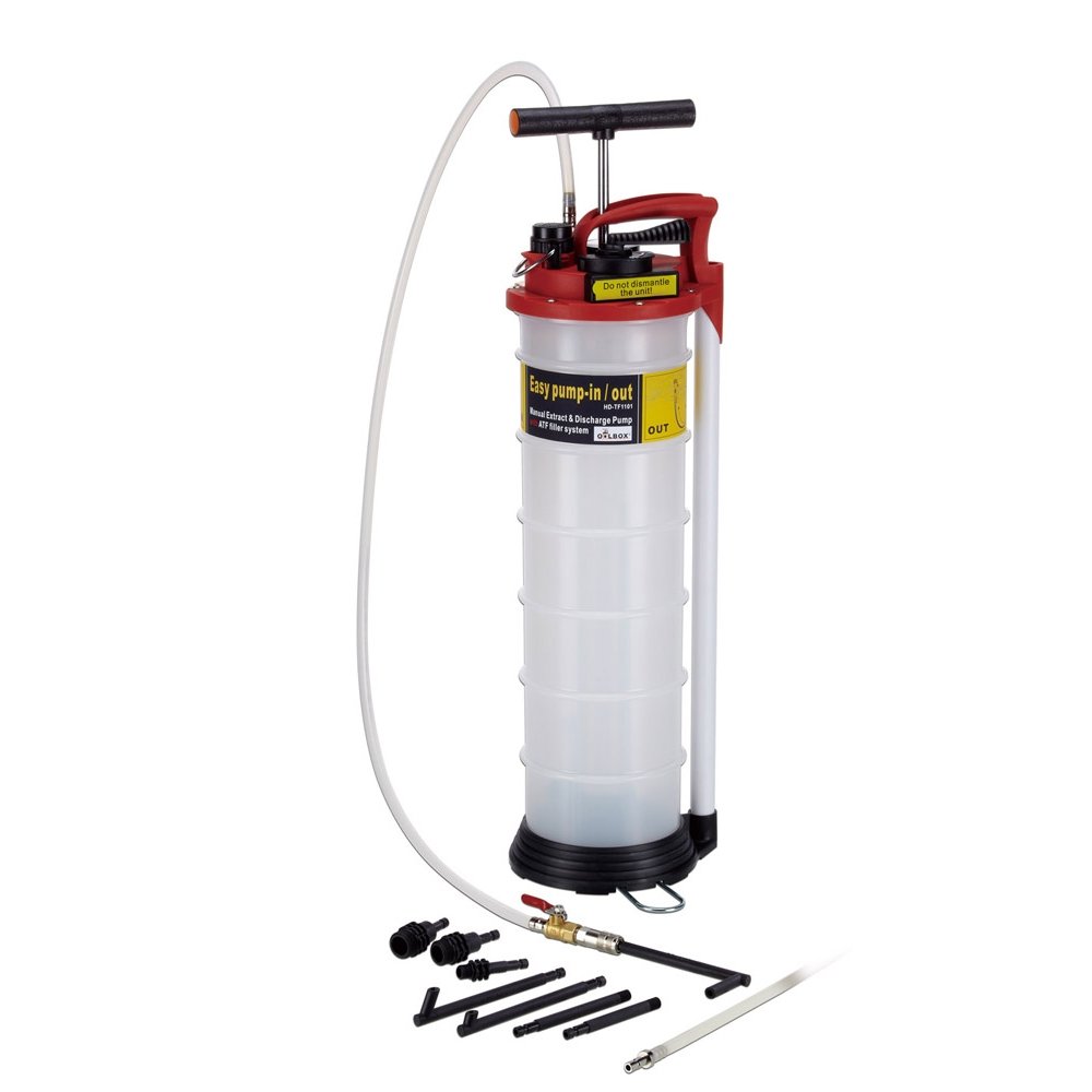 Pārnesumkārbas eļļas apmaiņas tvertne 6l ar ATF adapteriem