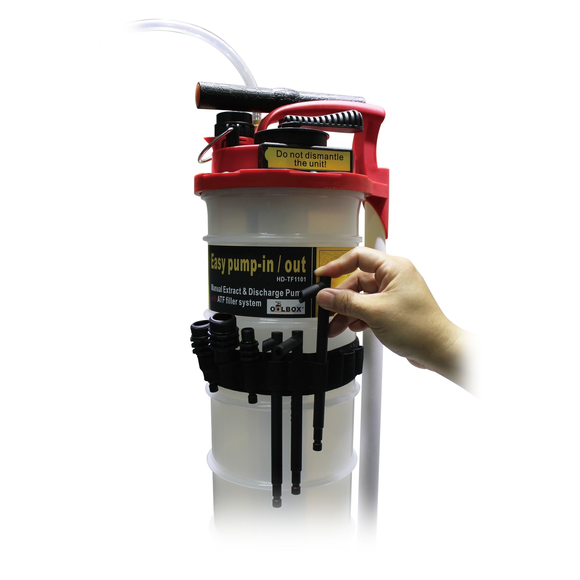 Pārnesumkārbas eļļas apmaiņas tvertne 6l ar ATF adapteriem - Image 5