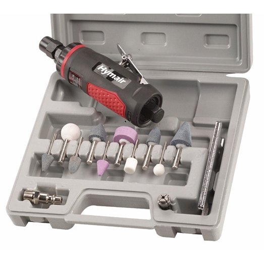 Pneimatiskais slīpētājs 1/4 “un bitu komplekts