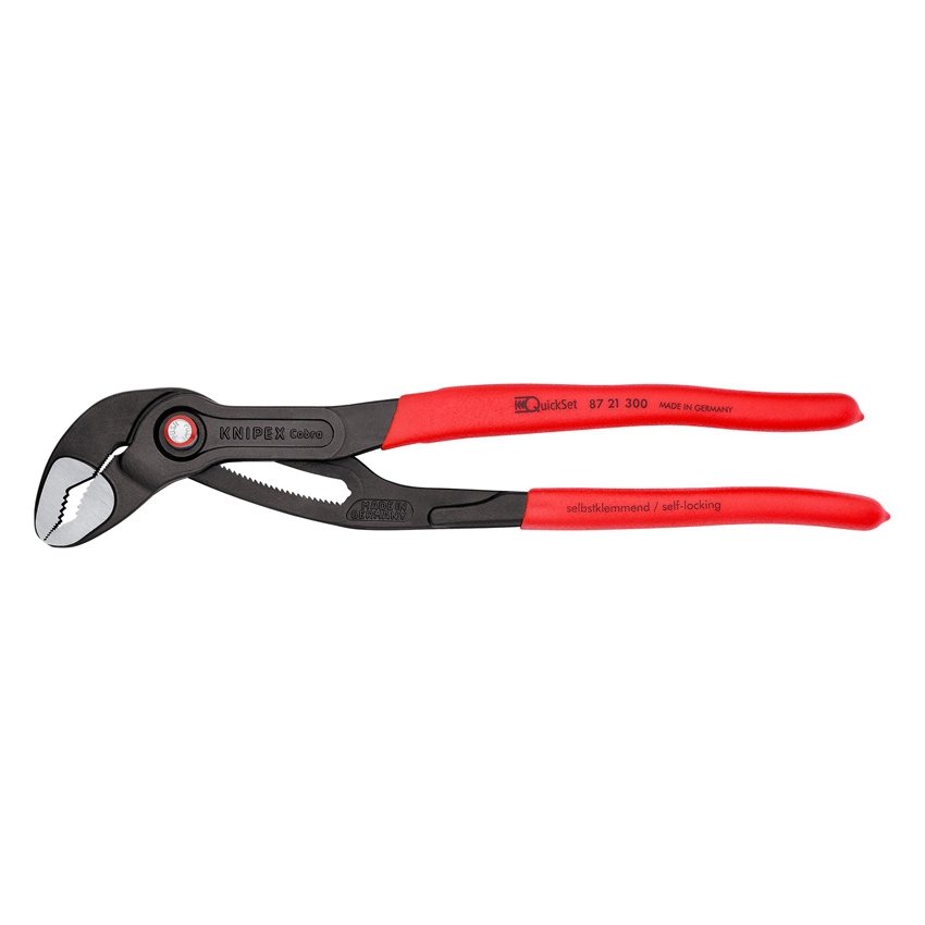 Pretskavu knaibles KNIPEX Cobra ar ātru fiksāciju 300mm
