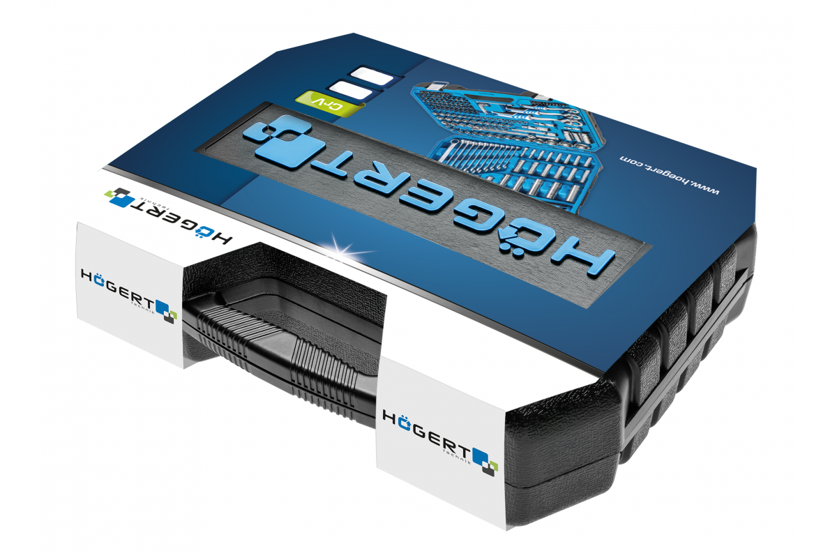 Instrumentu kompl.131gb 1/2" 3/8" 1/4" HOGERT HT1R439 - Image 9