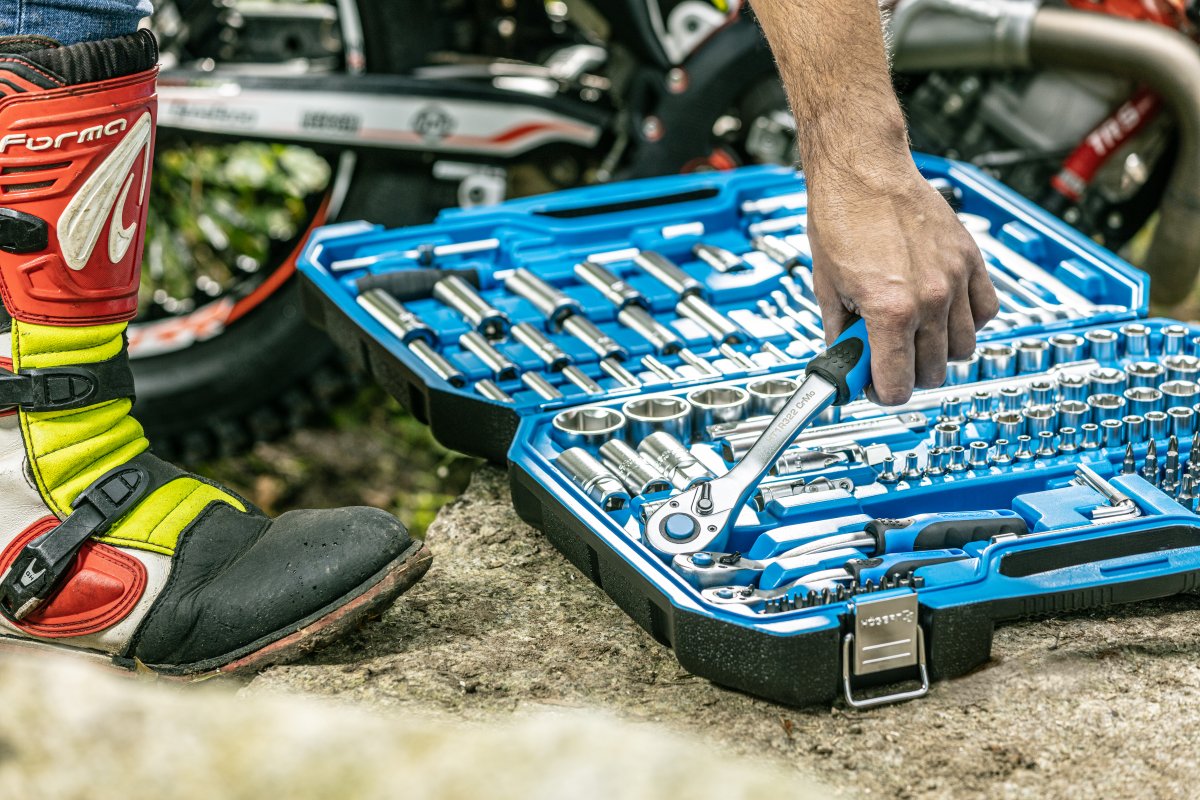 Instrumentu komplekts, 222 gab., 1/4 ", 3/8", 1/2 " - Image 6