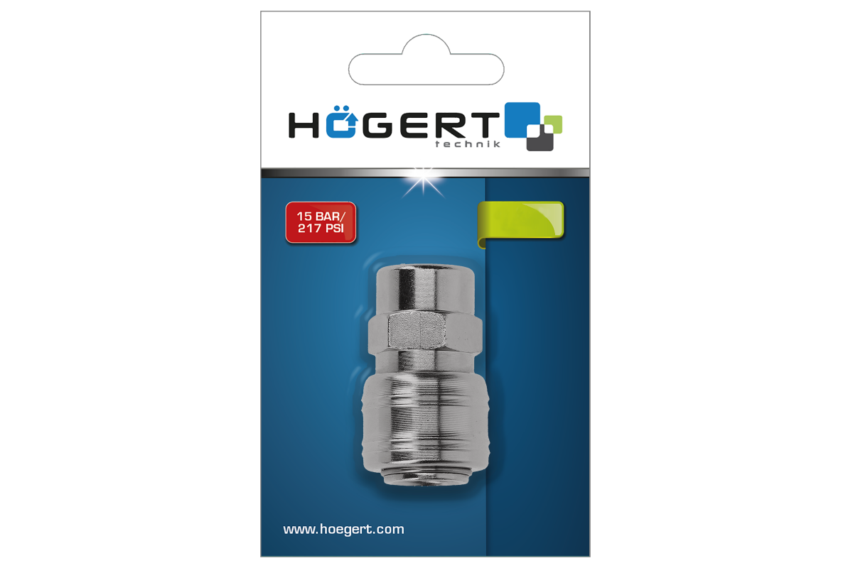 Ātrais gaisa savienojums M6.3mm HOEGERT