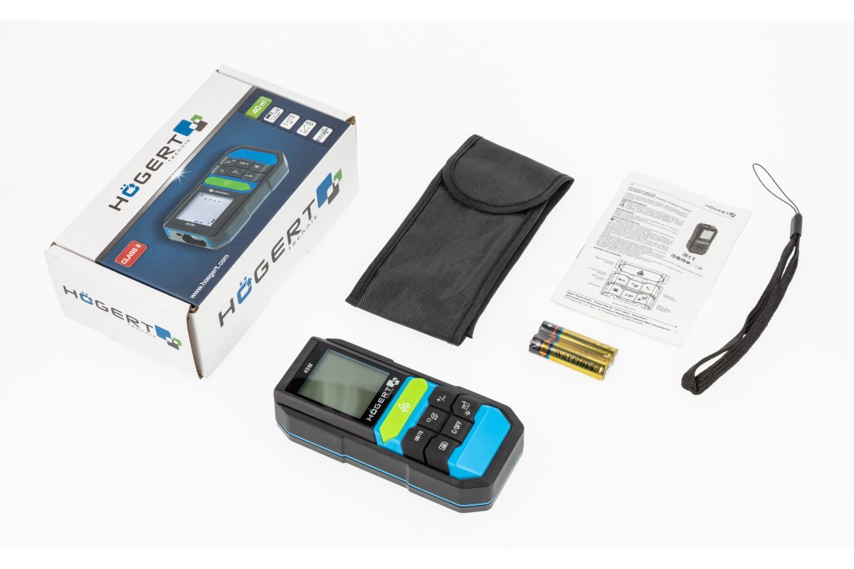 Lāzera tālmērs 40m Hogert - Image 3