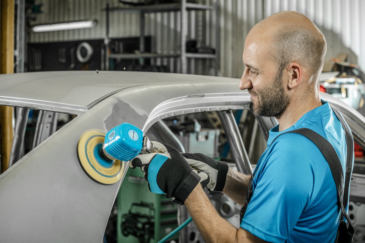 Pneim. slīpmašina 150mm HOEGERT