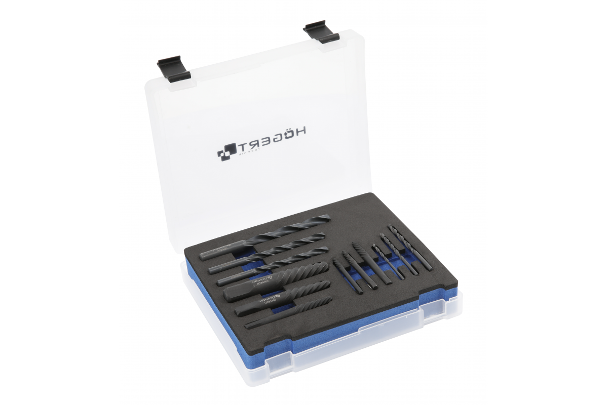 Skrūvju ekstraktoru k-ts 12gab.HOEGERT