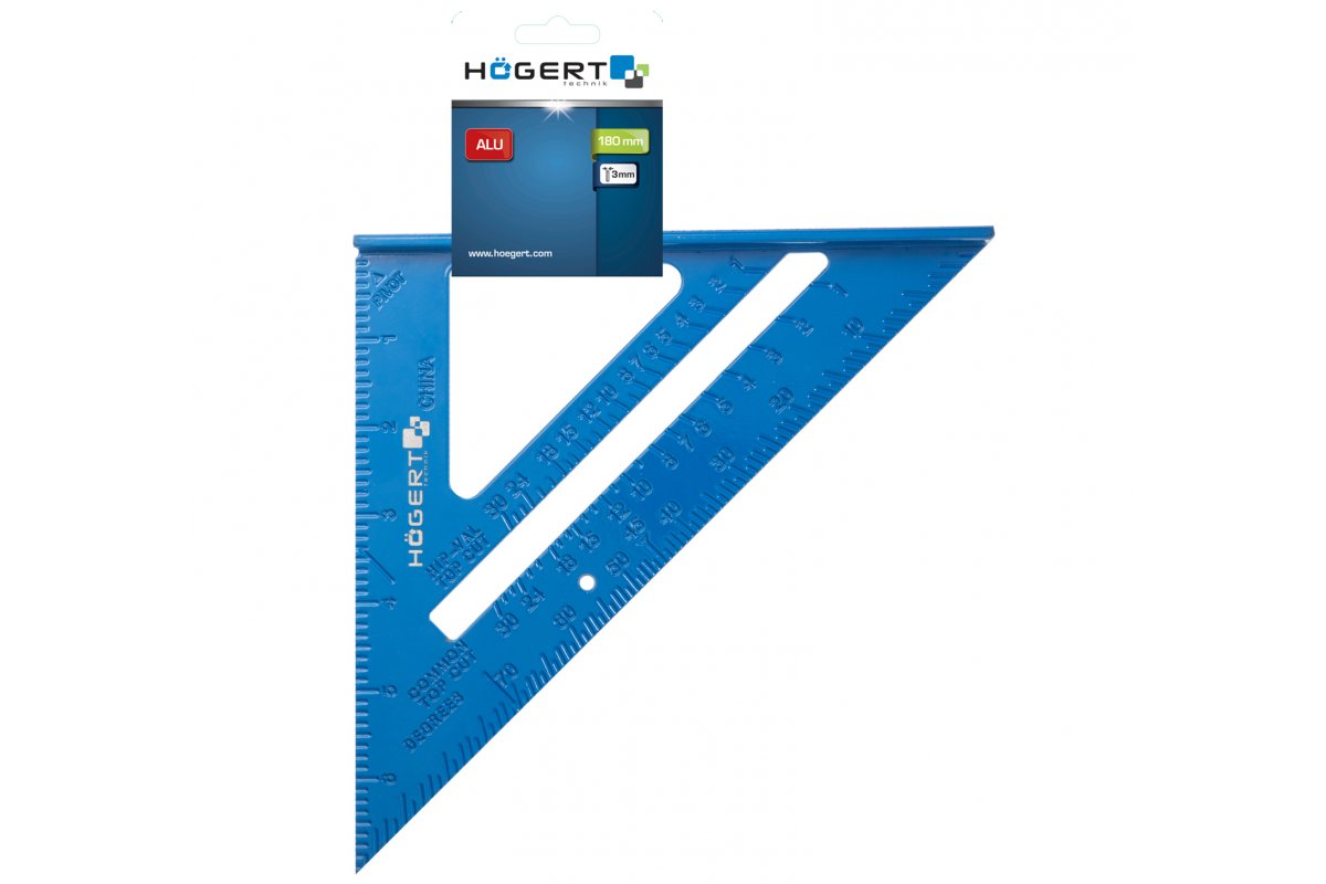 Galdnieku stūrenis, alumīnija 180mm HOGERT