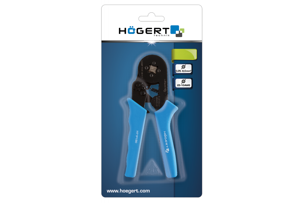 Gofrēšanas knaibles plānsienu kabeļu uzgaļiem HOEGERT