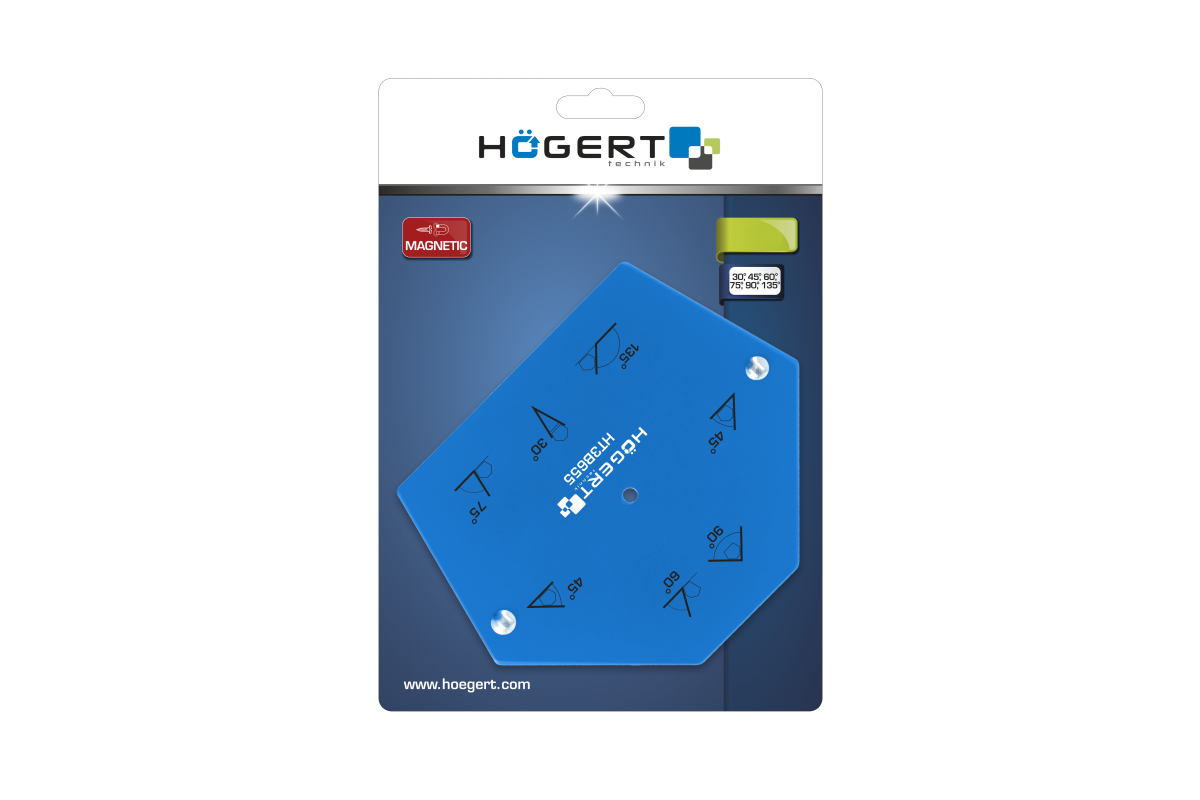 Sešstūra magnētiskais turētājs 22,5kg, HOGERT