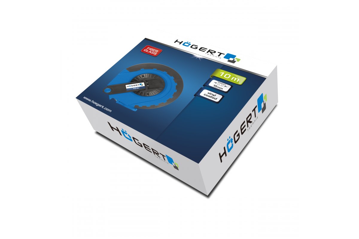 Stikla šķiedras mērlente, 10 m HOEGERT