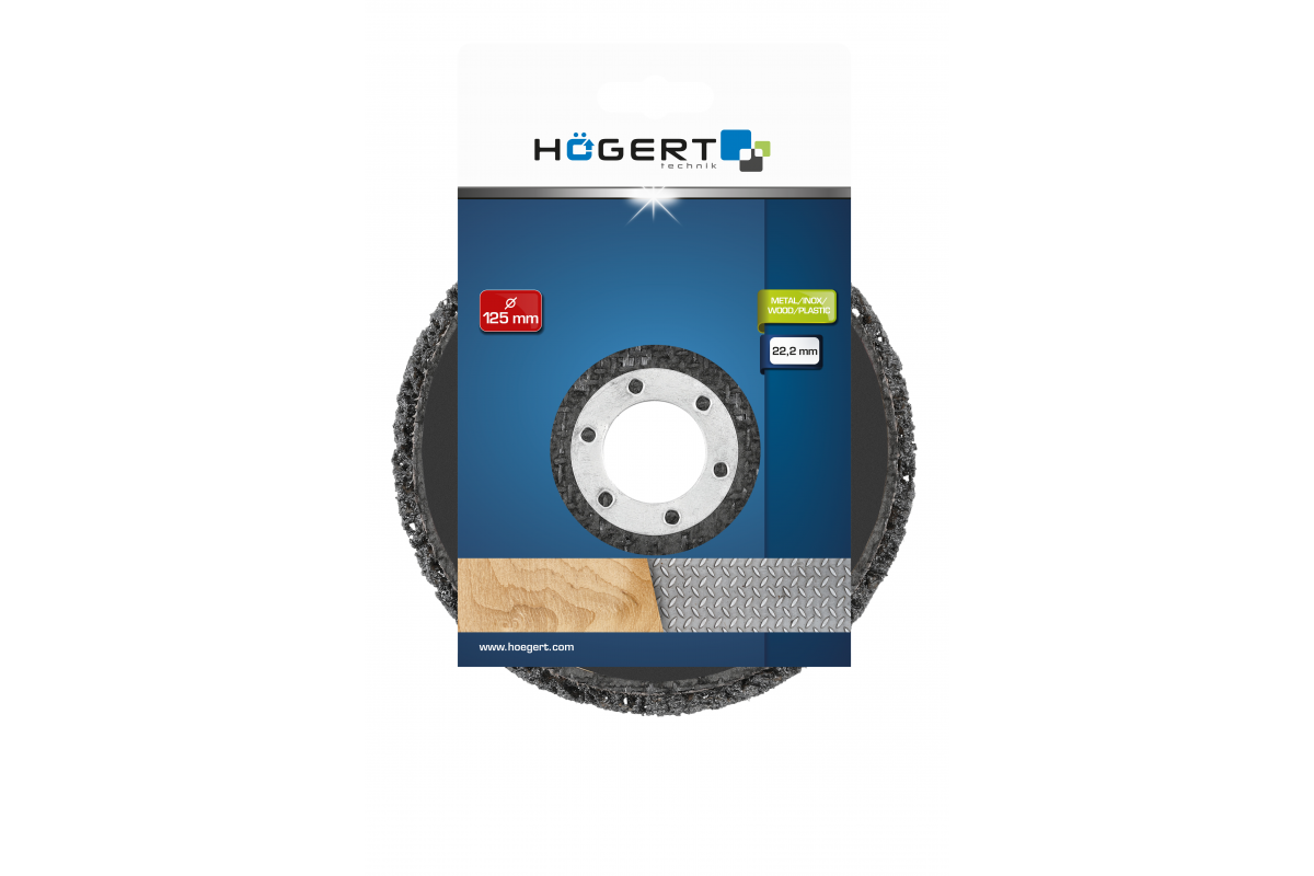Hoegert Abrazīvs disks Ø125 mm x 22,2 mm HT8D190