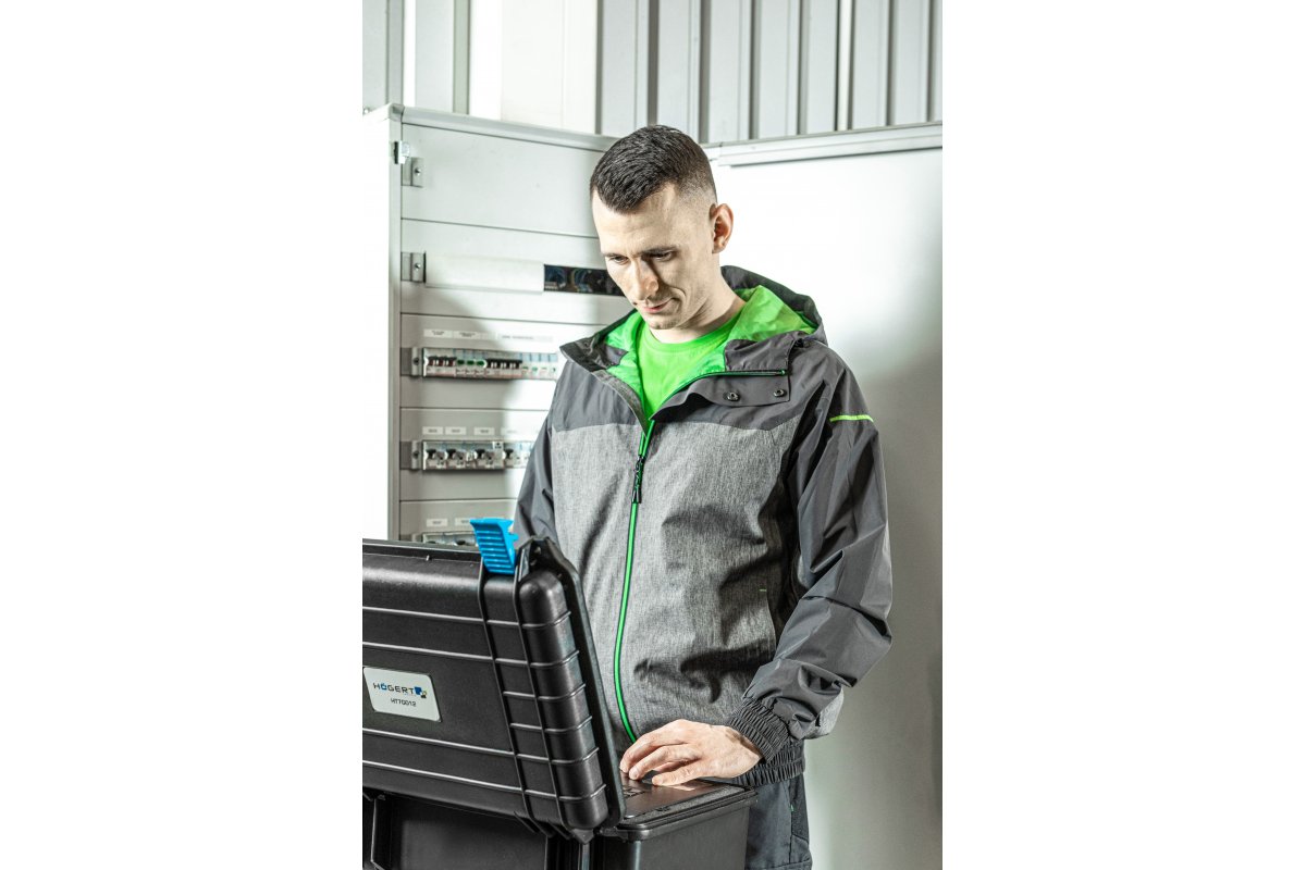 HOEGERT ūdensnecaurlaidīga instrumentu kaste 10,5 collas 270 x 246 x 124 mm