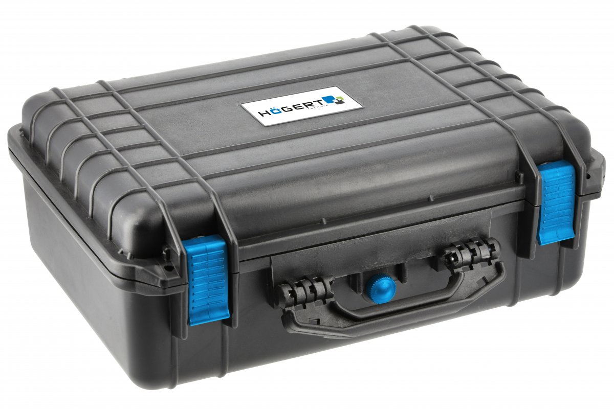 HOEGERT ūdensnecaurlaidīga instrumentu kaste 18,5″ 460 x 365 x 176 mm
