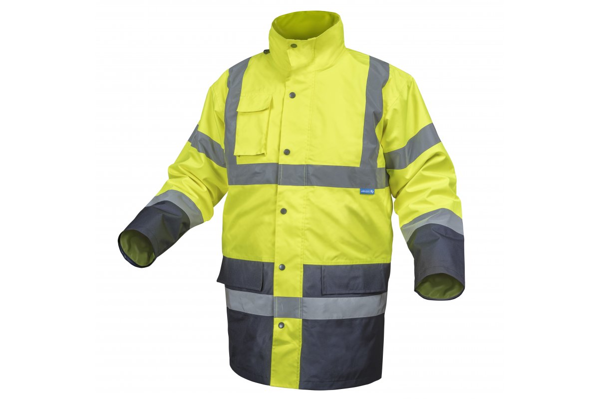 Jaka izolēta, atstarojoša 3 in 1, 3XL izmērs (dzeltens) HOEGERT, HT5K240-3XL