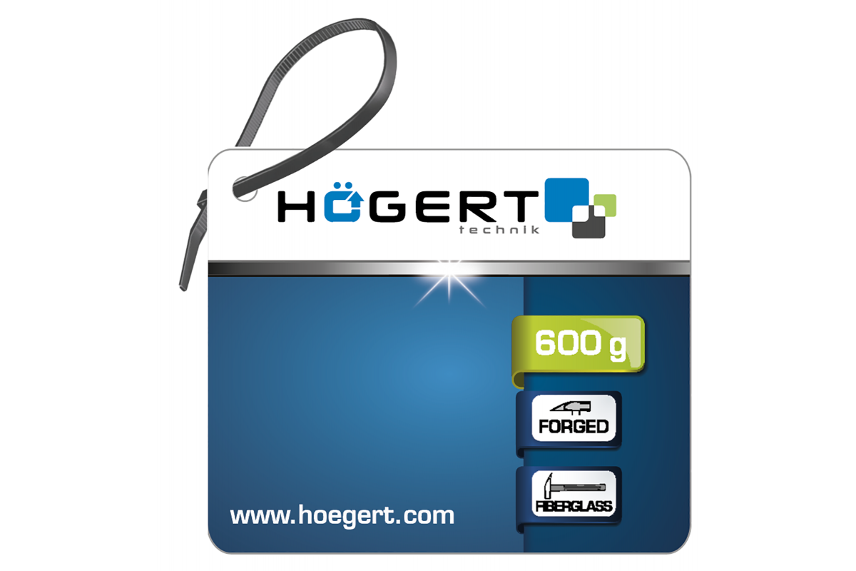 Atslēdznieka āmurs 5000 g, ar stikla šķiedras rokturi HOEGERT HT3B097