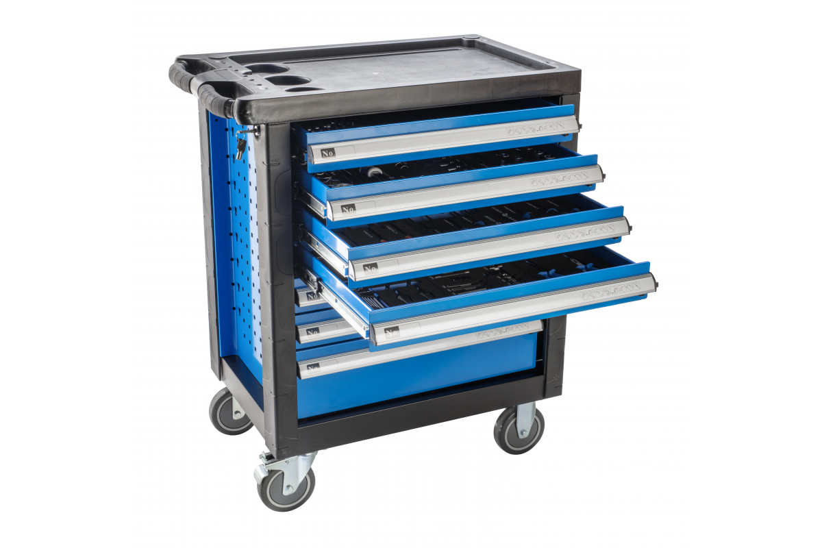 Servisa instrumentu skapis, 7 atvilktnes (252gab.) HOGERT HT7G058 - Image 3