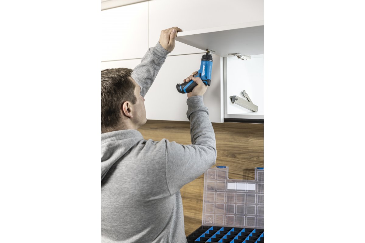 Bezvadu skrūvgriezis 7.2V /10Nm ērts un kompakts,universālai lietošanai  HT2E212 HOGERT