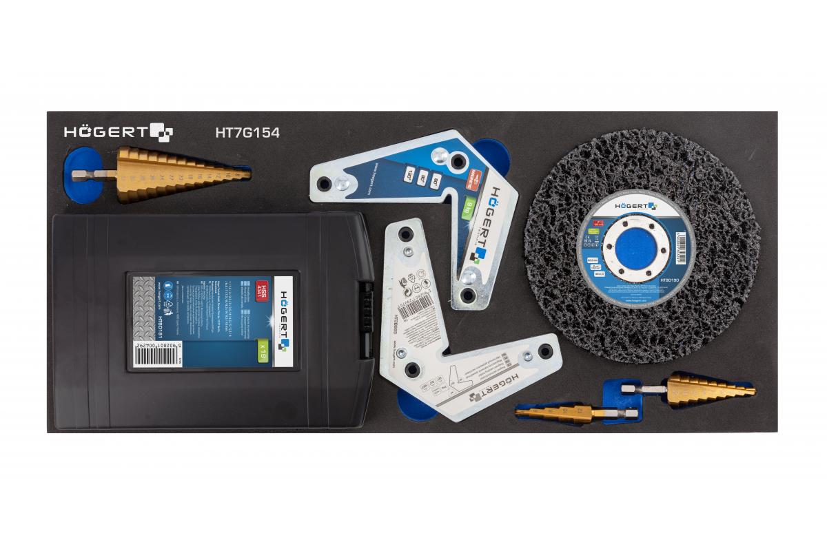 Urbju komplekts metālam 53 gab.