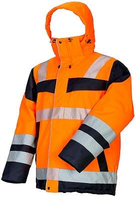 SMARTGO Hi-Vis ziemas jaka ar paaugstinātu redzamību