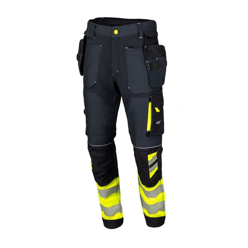 STRETCH PLUS HI-VIS REWELLY bikses ar kabatām