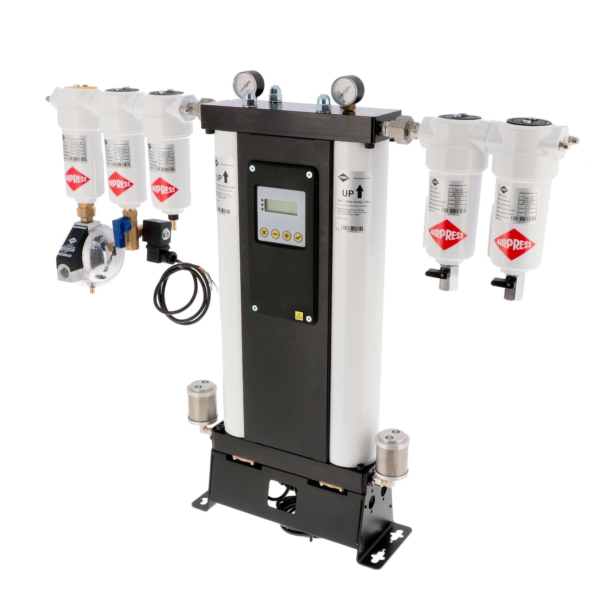 Adsorbcijas filtru un žāvētāja komplekts ISO OFAG, 180 l/min, Class Zero