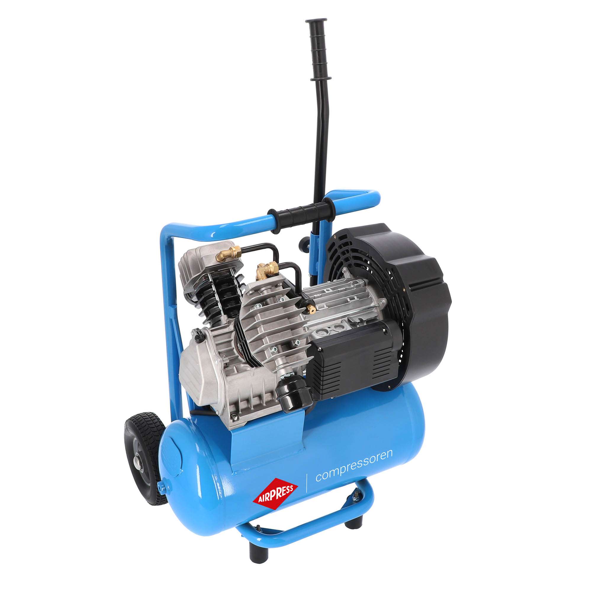 Divu virzuļu kompresors LM 25-410, 10 bar, 3 ZS/2,2 kW, 410l/min, 25 l