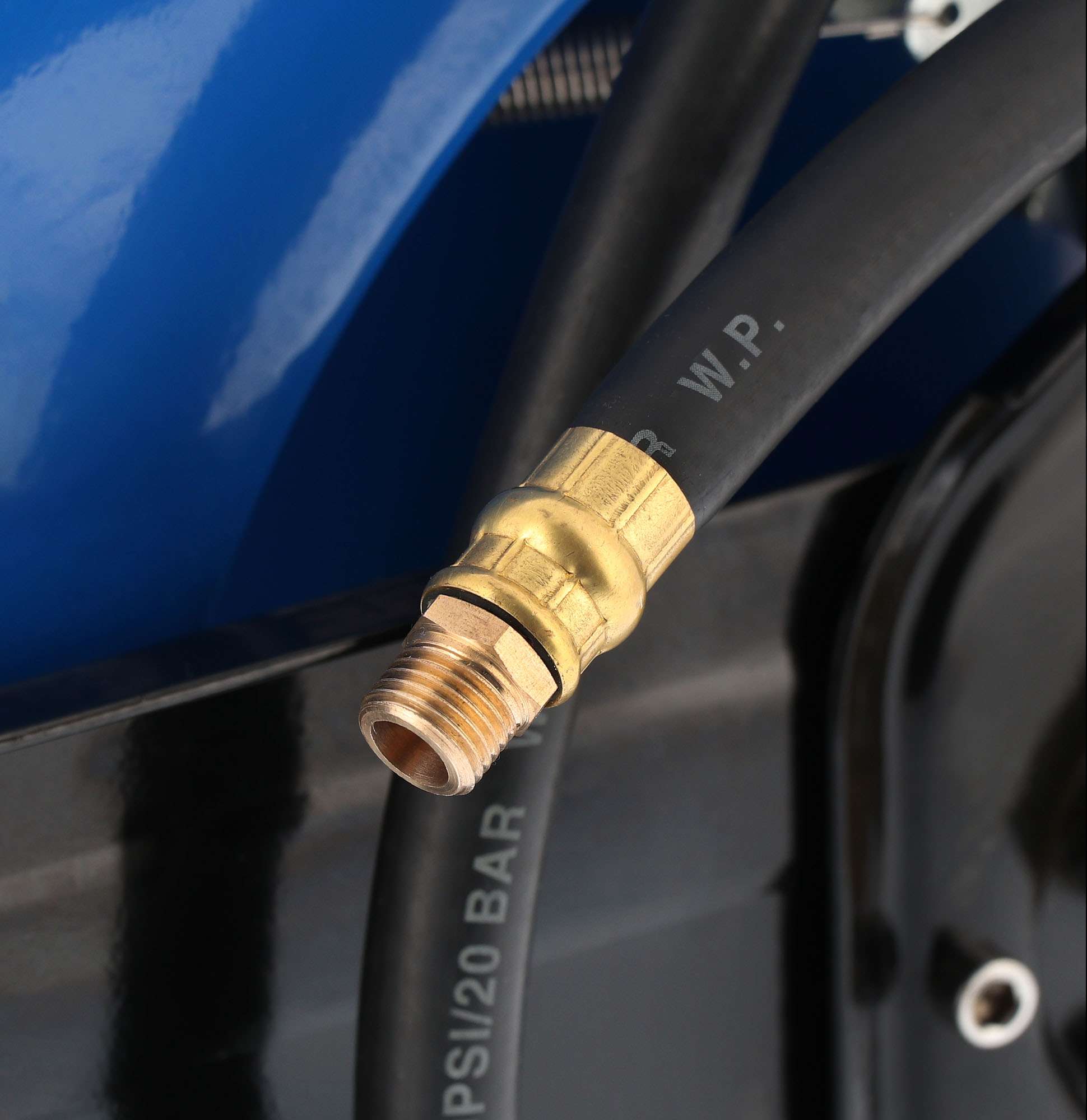 Pneimatiskā spole, 1/4", 20 m, 10 x 16 mm, 20 bar, metāla korpusā - Image 7