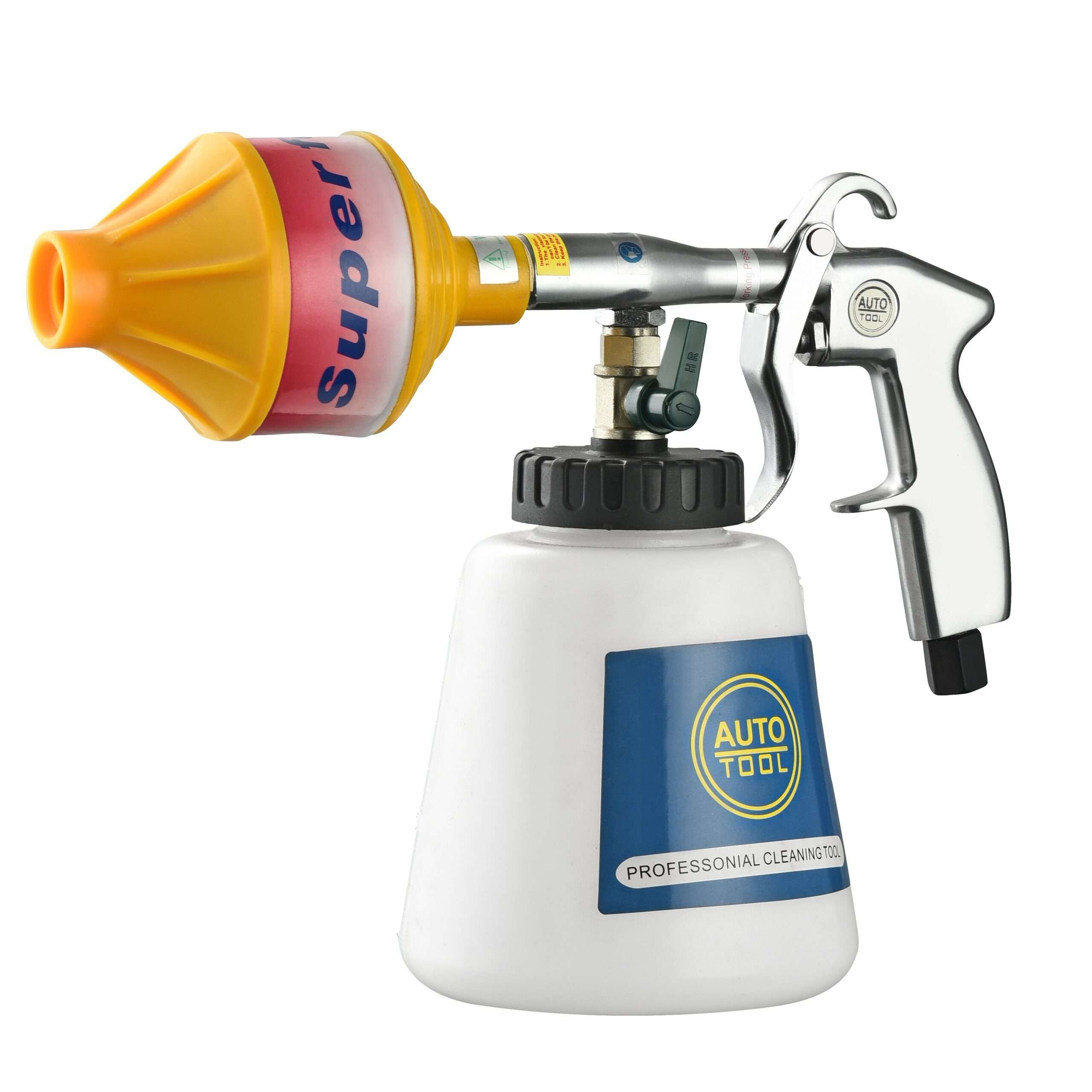 Mazgāšanas pistole (ziepju tornado) ar tvertni