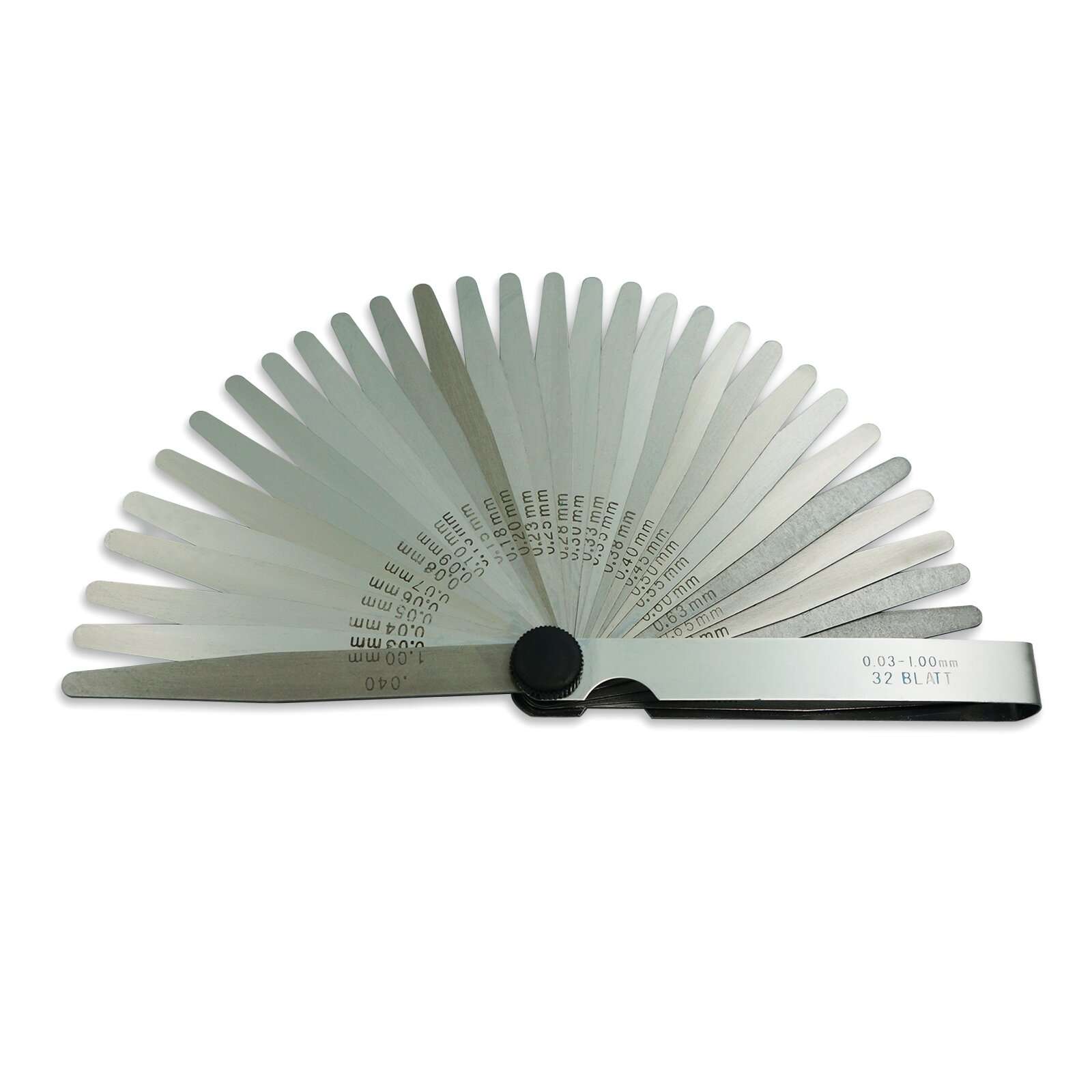 Mērinstrumentu komplekts 32 tausti 0,03 mm-1,0 mm