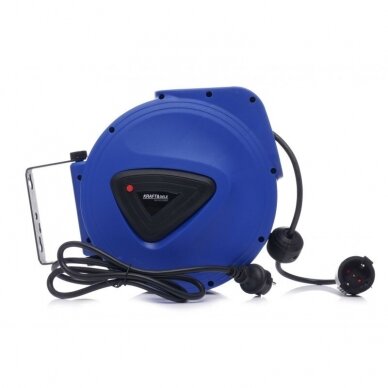 Elektrības Vada spole ar automātisko izvilkšanu 15m 3Gx1,5mm 250V KD4028