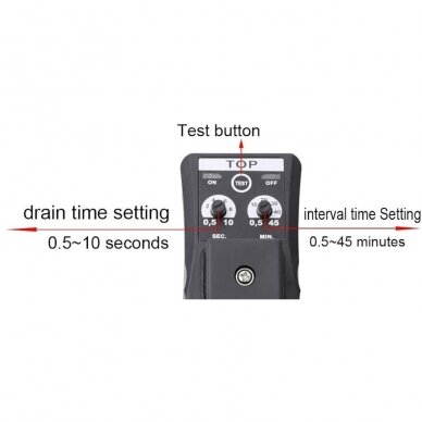 Kondensācijas drenāžas taimeris kompresoram 1/2” - Image 2