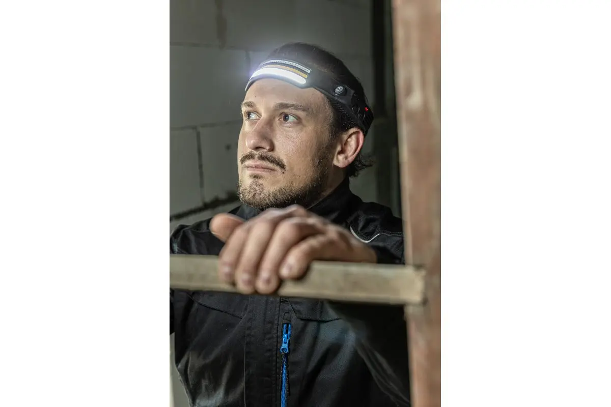 Galvas lukturis, USB COB SMD 10 funkcijas HT1E427 - Image 3