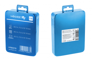 Urbju komplekts betonam, kokam un metālam