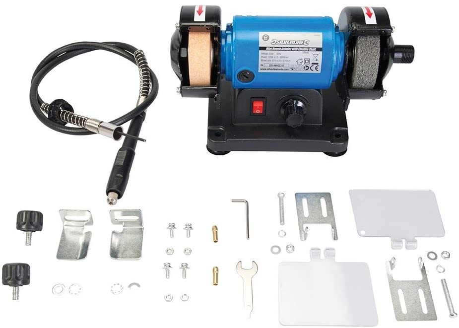 Mini dubultā dzirnaviņa ar elastīgu vārpstu | 75x10x20 mm (DG75B) - Image 2