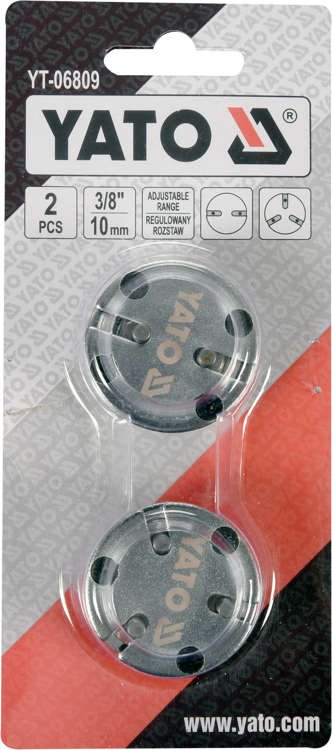 Bremžu virzuļu atjaunošanas adapteru komplekts | universāls | ar 2 un 3 tapām | 2 gab. (YT-06809) - Image 4