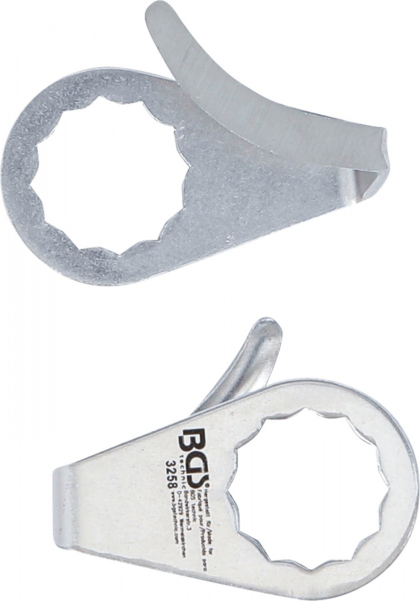 Asmeņi gaisa griezējam, pusapaļi | no BGS 3218 | 2 x 36 mm | 2 gab. (3258) - Image 3