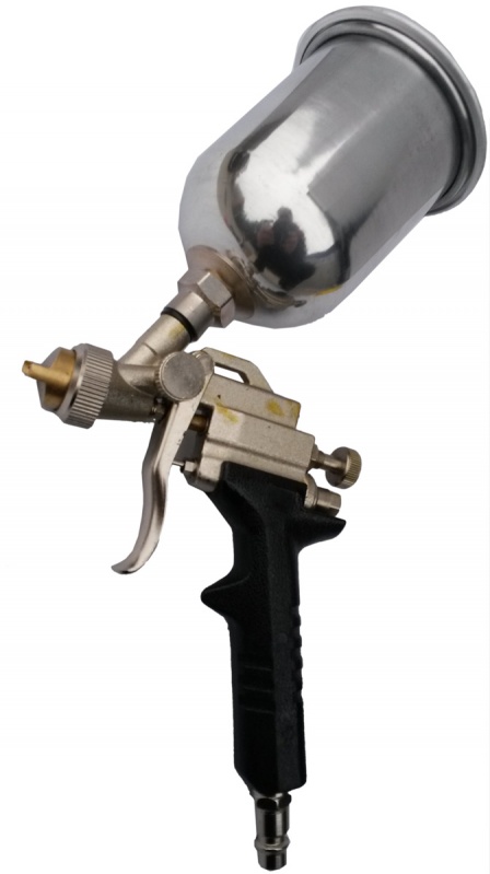 Mini smidzināšanas pistole | HVLP | Ø 0,5 mm | 250 ml. | metāla tvertne (E-80G1) - Image 3