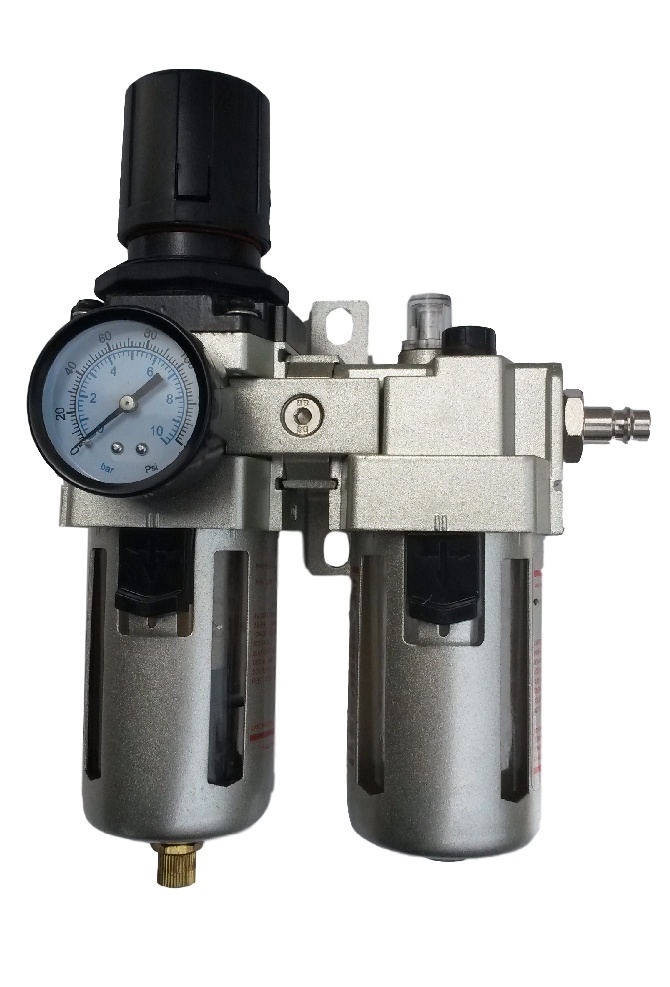 Mitruma savācējs, regulators ar manometru un 1/2" eļļošanas nipeli (LG-14) - Image 2