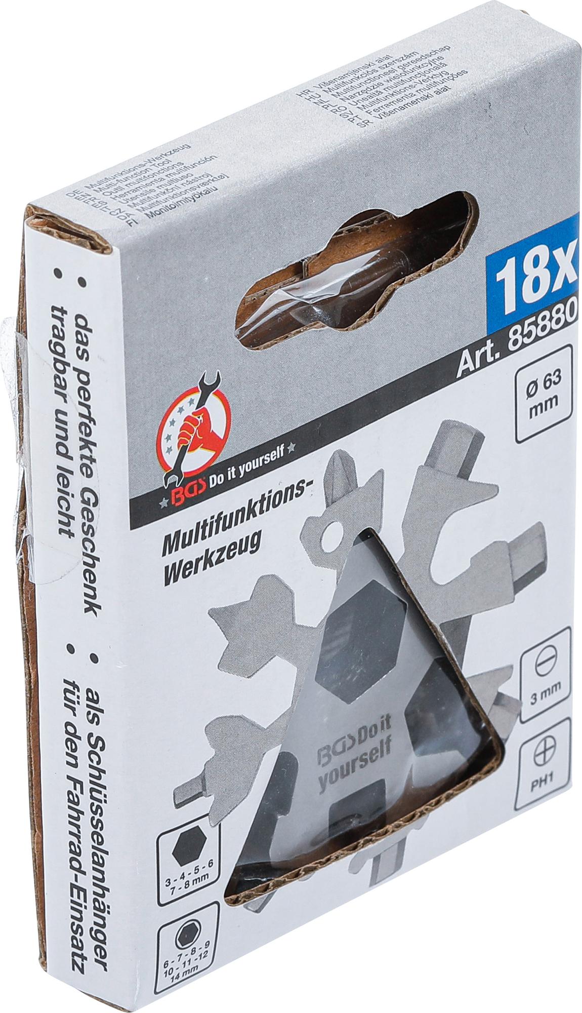 Daudzfunkcionālais rīks | Sniegpārsla | 18-in-1 | Nerūsējošais tērauds (85880) - Image 8