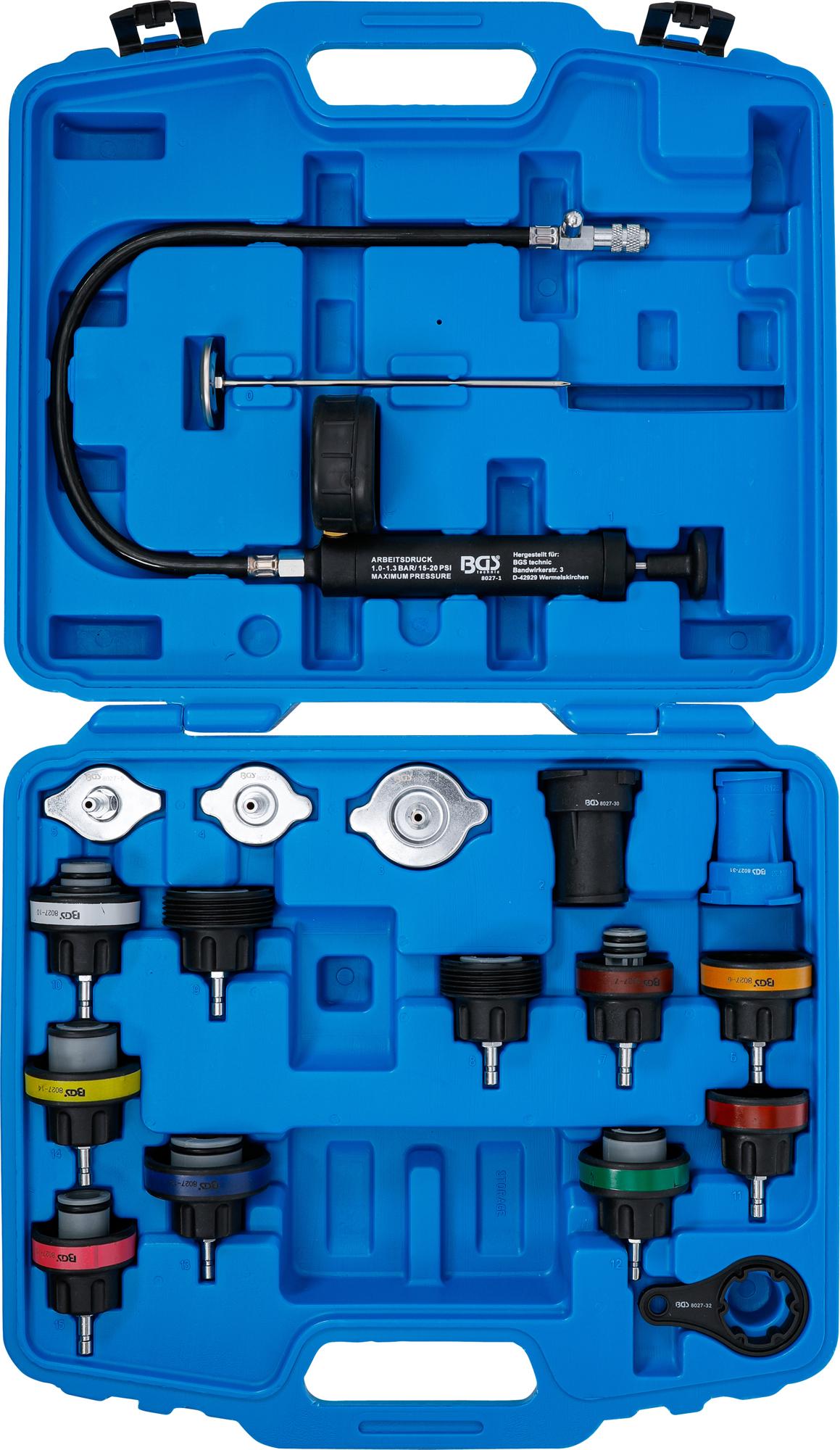 Radiatora spiediena un dzesēšanas sistēmas testeris | 18 gab. (8027) - Image 5